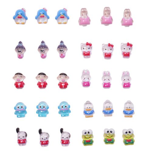 Cute translucent HK cartoon nail art accessories resin small parts