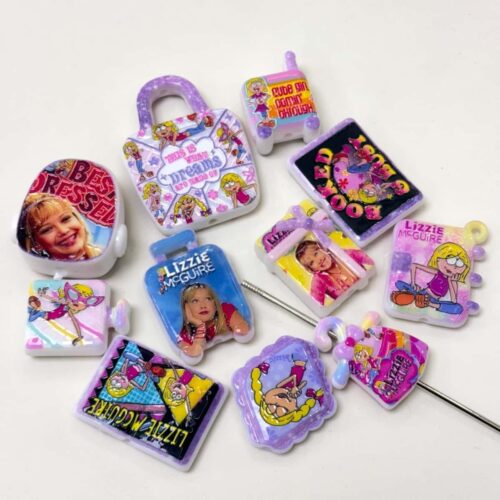 Lizzie McGuire keychain charm