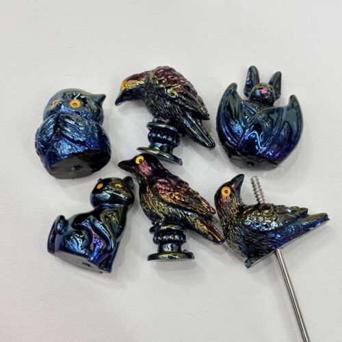 25 pcs Gothic Iridescent Animal Resin Cabinet Drawer Knobs